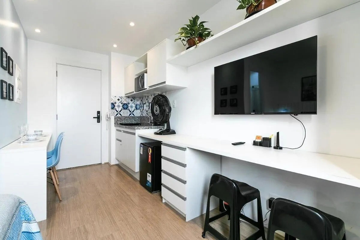 Apartment Sossegado Studio No Bras Com Piscina/Metro Bras Sao Paulo